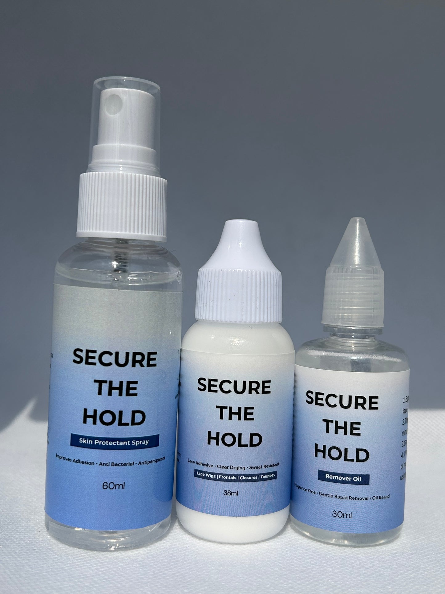 Skin Protectant , STH Lace Glue + Remover Oil + Free Zipper bag