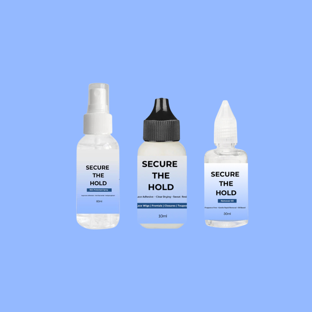 Skin Protectant , STH Lace Glue + Remover Oil + Free Zipper bag